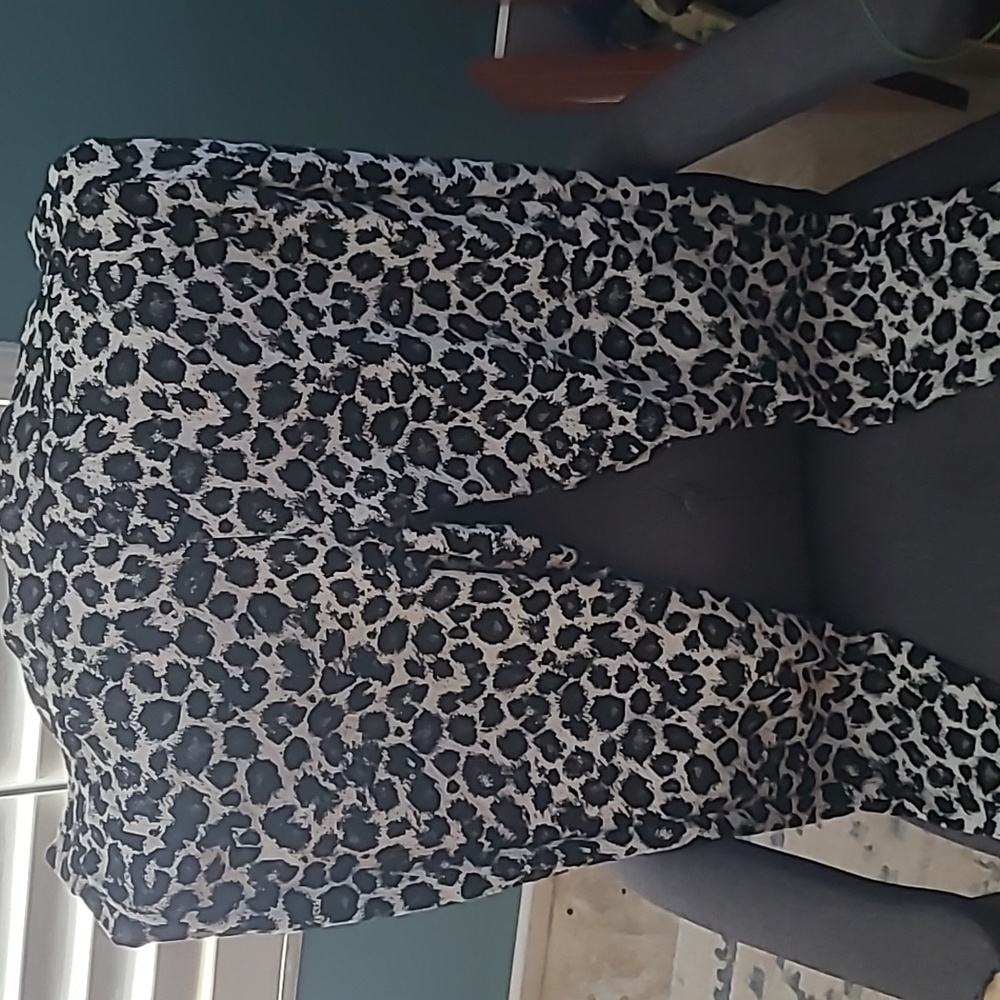 Zebra print pants